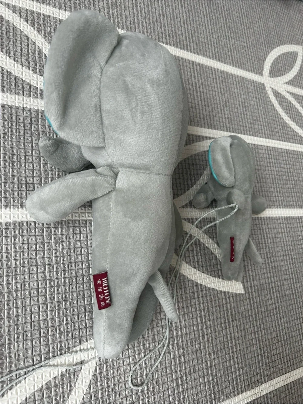 Animal curtain hold backs
